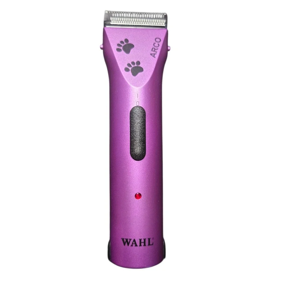 Wahl Pro Animal Arco Pet Dog Cat Hair Clipper Kit - Purple - Lighly Used